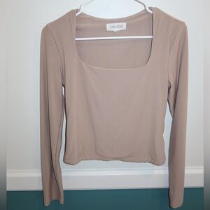 Pink Rose Women's Long Sleeve Shirt